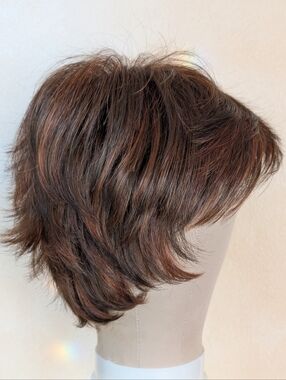 Raquel Welch Voltage Layered Bob Wig Signature Collection R6/28H Coppery Mink